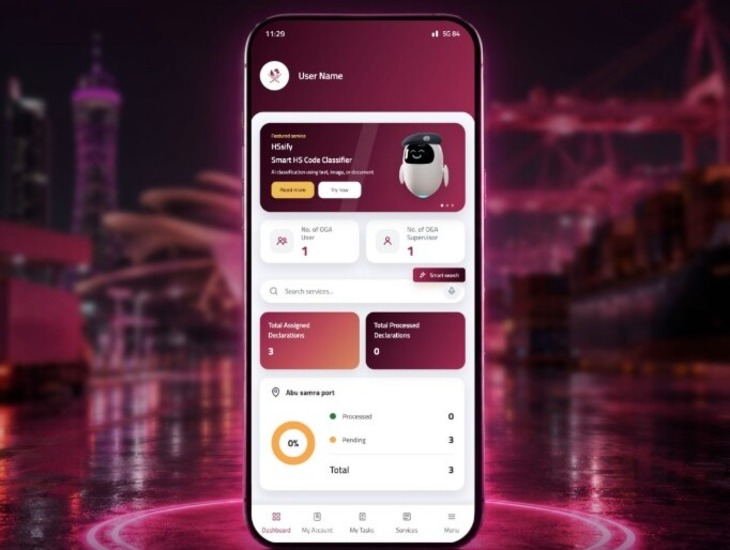 Qatar Customs launches upgraded Al-Nadeeb application with new digital features
